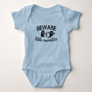 Beware Of Little Monsters Halloween Baby Bodysuit