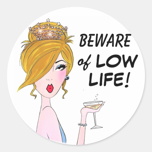 Beware of LowLife! stickers (Front)