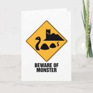 Beware Of Monster Card