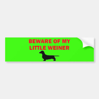 Weiner Dog Bumper Stickers, Weiner Dog Car Decal Designs