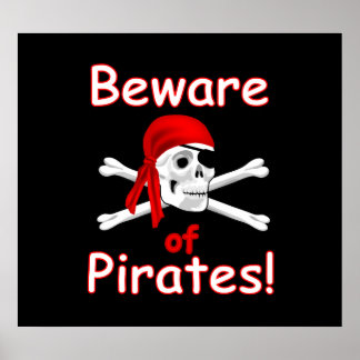 Beware of Pirates Poster