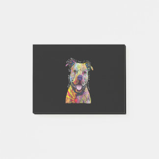beware of Pitbull dogs they will steal your heart. Post-it Notes