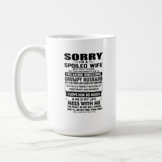 Beware of the Beast in My Husband - Humourous Coffee Mug