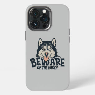Beware of the Husky - Vintage Horror Movie Poster iPhone 13 Pro Case