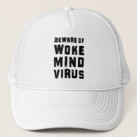 Beware of Woke Mind Virus Custom Colours Funny Mem