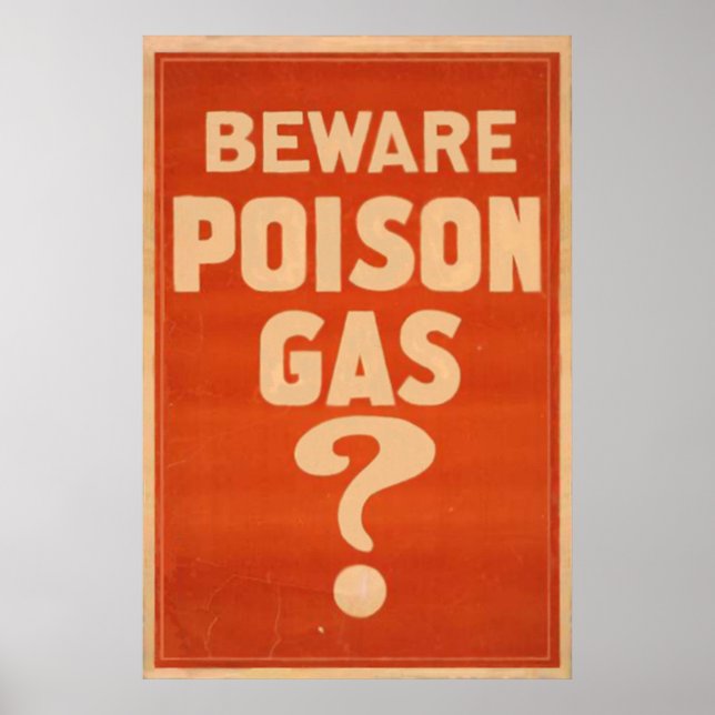  Beware Poison Gas ww! poster (Front)
