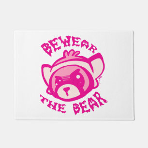 BEWARE THE BEAR Pullover Doormat