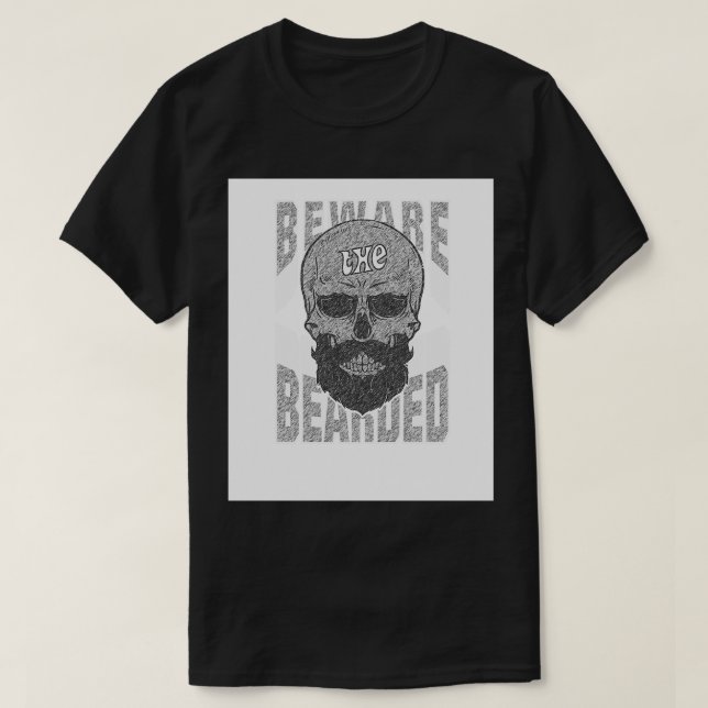 Beware the Bearded Shirt Vintage Beard Lovers Donx (Design Front)