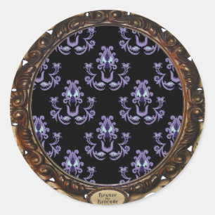 Beware the Brocade Classic Round Sticker