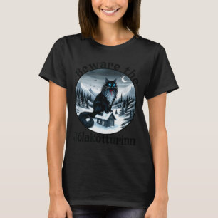 Beware The Jolakotturinn Yule Cat Icelandic Christ T-Shirt