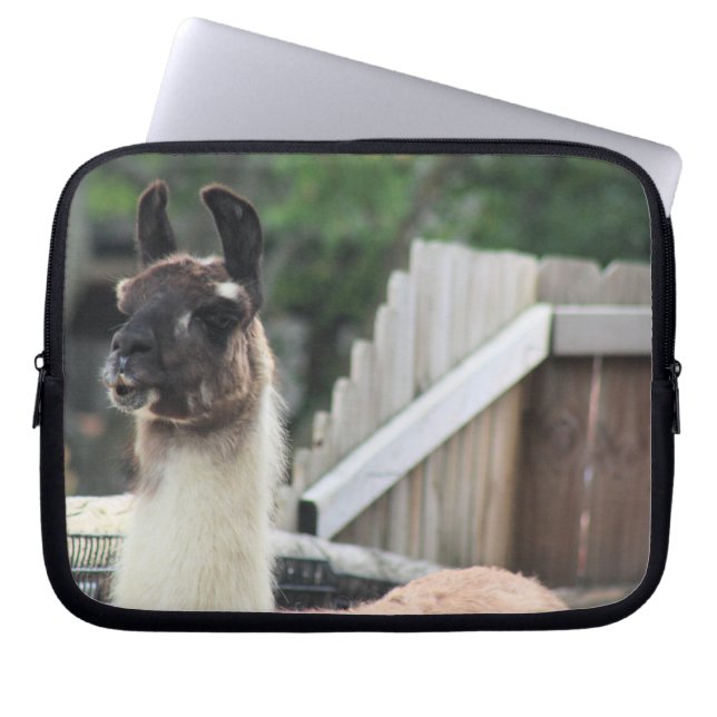 Beware the llama! laptop sleeve (Front)