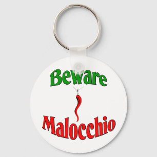 Beware The Malocchio (Evil Eye) Keychain
