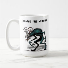Beware the Wendigo Mug, American Horror Cryptid