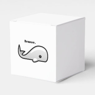 Beware the White Whale Cartoon Favor Box