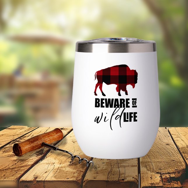 Beware Wild Life Buffalo Plaid ID669 (Creator Uploaded)