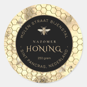 BEWERKBARE HONNEUR ÉTIQUETTE rencontre bij en honi