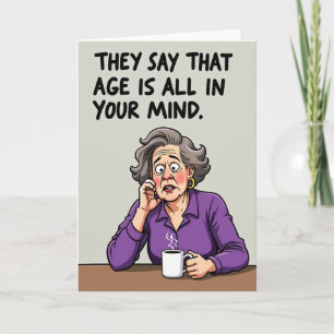 Bewildered Birthday Card