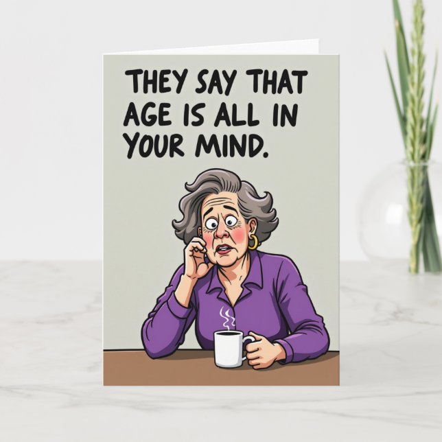 Bewildered Birthday Card (Front)