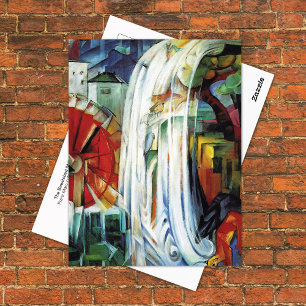 Bewitched Mill Franz Marc Abstract Postcard
