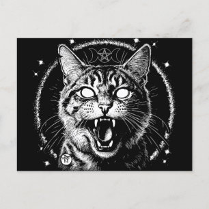 Bewitched Tabby Postcard
