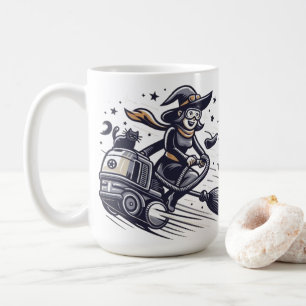 Bewitching Boost: A High-Speed Halloween Haunt! Coffee Mug