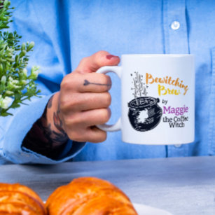 Bewitching Brew Witch Funny Customizable Coffee Mug