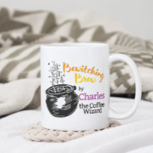 Bewitching Brew Wizard Funny Customizable
