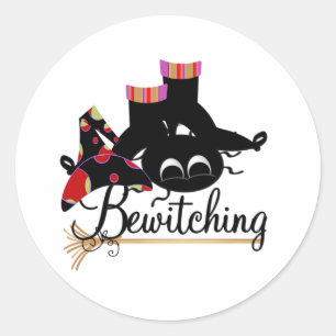 Bewitching Classic Round Sticker