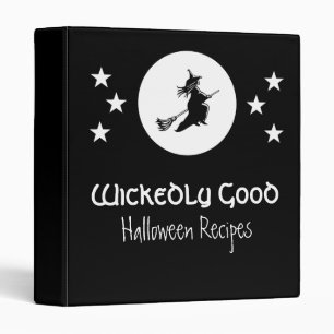 Bewitching Halloween Binder (1 inch), Black