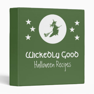Bewitching Halloween Binder (1 inch), Green