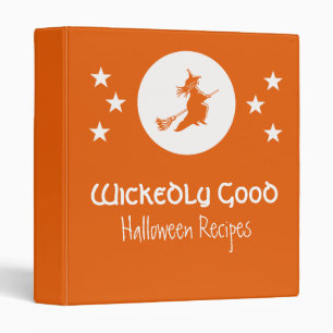 Bewitching Halloween Binder (1 inch), Orange