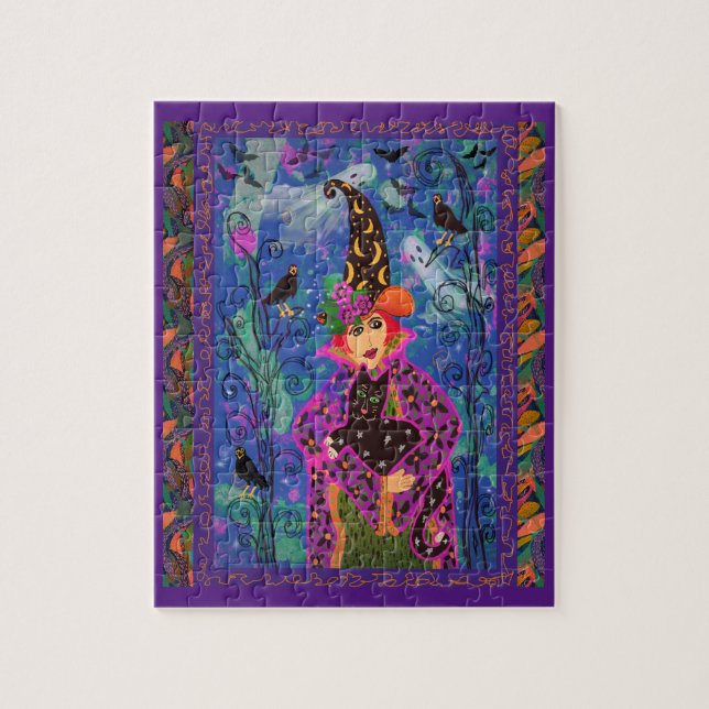 Bewitching Halloween Night  Jigsaw Puzzle (Vertical)