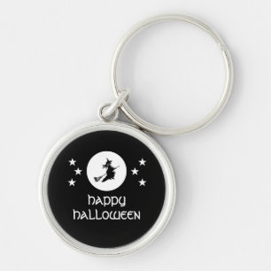 Bewitching Halloween Premium Keychain, Black Keychain