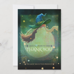 Bewitching Night Gothic Halloween Thank You Card