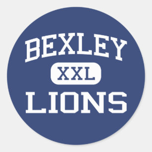 Bexley - Lions - Bexley High School - Bexley Ohio Classic Round Sticker