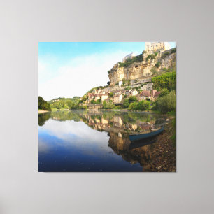 Beynac-et-Cazenac and Dordogne river canvas print