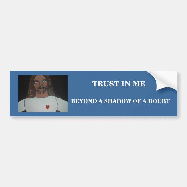 BEYOND A SHADOW OF A DOUBT BUMPER STICKER (Front)