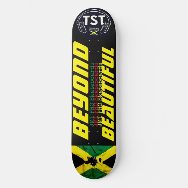 BEYOND BEAUTIFUL  8 1/2" Skateboard Deck (Front)