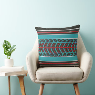 Beyond Black and White Throw Pillow