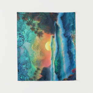 Beyond Blues Seascape Tapestry