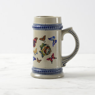Beyond Butterflies Beer Stein