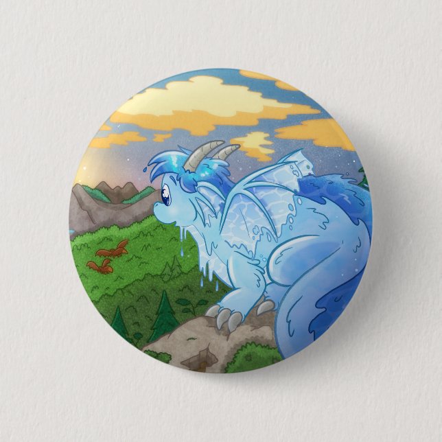 Beyond Earth Dragon Mountain 2 Inch Round Button (Front)
