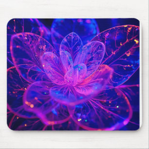 Beyond Frosted Glass Bloom Mouse Pad