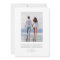 Beyond Grateful Wedding Photo Thank You Card