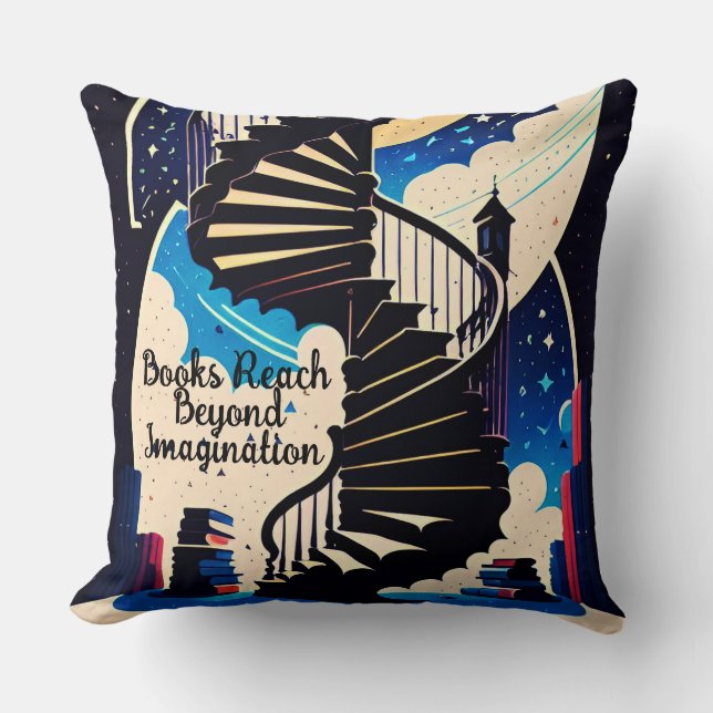 Beyond Imagination Throw Pillow (Front)