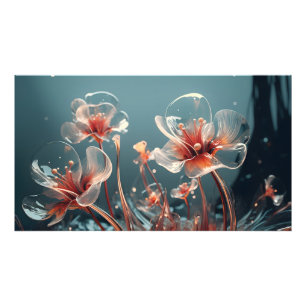  Beyond the Bloom: 3D Floral Abstraction - Photo E Print