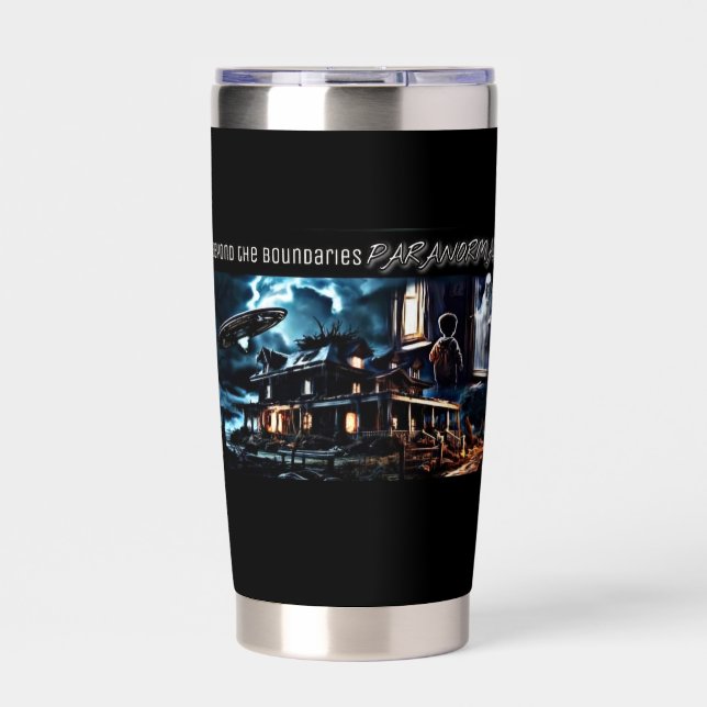 Beyond the Boundaries Paranormal Tumbler (Front)