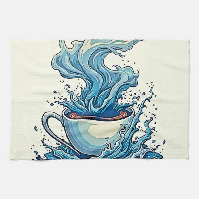 Beyond the Daily Cup Kitchen Towel (Horizontal)