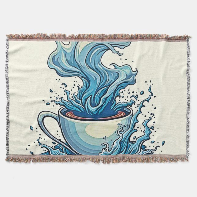 Beyond the Daily Cup Throw Blanket (Front)