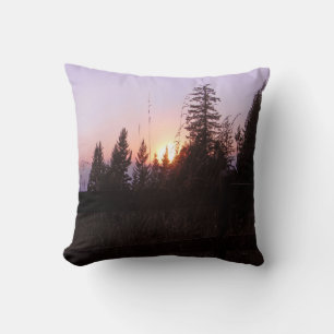 Beyond the fence... throw pillow